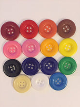 Load image into Gallery viewer, 3pcs Clown 31mm Quality Buttons Wide Sewing Craft Jacket Shirt Skirt Trousers Coat Many Colours