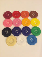 Load image into Gallery viewer, 3pcs Clown 31mm Quality Buttons Wide Sewing Craft Jacket Shirt Skirt Trousers Coat Many Colours