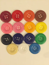 Load image into Gallery viewer, 3pcs Clown 31mm Quality Buttons Wide Sewing Craft Jacket Shirt Skirt Trousers Coat Many Colours