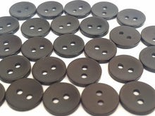 Load image into Gallery viewer, 50 CLEAR WHITE BLACK 11mm 13mm Wide Quality Buttons Shirt Sewing Craft