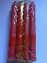 Load image into Gallery viewer, 8pcs Straight ST. Michael Candles RED For Prayers Fasting Meditation Calmness Shrine Alter Sacred Place Holy Area Different Colours Available