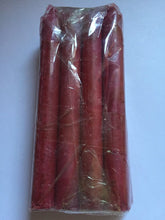Load image into Gallery viewer, 8pcs Straight Candles BURGUNDY For Prayers Fasting Meditation Calmness Shrine Alter Sacred Place Holy Area Different Colours Available