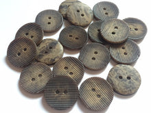 Load image into Gallery viewer, 10 20 Coconut Shell Brown 18mm Sewing Craft Jacket Shirt Skirt Trousers Coat 2 Holes