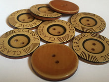 Load image into Gallery viewer, 5 10 20 CLASSIC BROWN 31mm Wide Quality Beautiful Buttons Jacket Shirt Sewing Craft 2 Holes