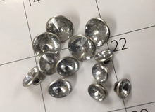 Load image into Gallery viewer, 10 20 50 100 Silver Shank Diamante Quality Buttons 9mm 11mm 13mm Wide Dresses Tops Coats Babies Blazers Shirt Sewing Craft
