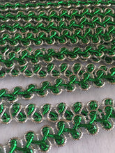 Load image into Gallery viewer, 4 yards+ DIFFERENT COLOURS SILVER Metallic Shine Quality 16mm Trims Beautiful Trimmings

