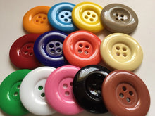 Load image into Gallery viewer, 1pc Clown Buttons 38mm Wide Quality Sewing Craft Jacket Shirt Skirt Trousers Coat Many Colours