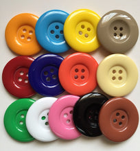 Load image into Gallery viewer, 1pc Clown Buttons 38mm Wide Quality Sewing Craft Jacket Shirt Skirt Trousers Coat Many Colours