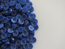 Load image into Gallery viewer, 50 100 DARK BLUE Quality Buttons Shirt Sewing Craft 12mm Wide More Colours Also Available