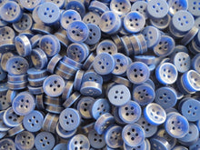Load image into Gallery viewer, 50 100 DARK BLUE Quality Buttons Shirt Sewing Craft 12mm Wide More Colours Also Available