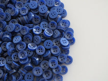 Load image into Gallery viewer, 50 100 DARK BLUE Quality Buttons Shirt Sewing Craft 12mm Wide More Colours Also Available