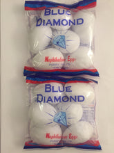Load image into Gallery viewer, 6 Moth Balls Naphthalene Eggs Oval Shaped Camphor Ideal to Protect Prevent Kills moths pests home insects control Blue Diamond