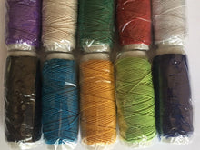 Load image into Gallery viewer, 10 REELS SMOCKING SHIRRING Gathering Elastic Assorted Colours Sewing Thread Spools Craft