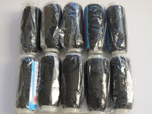 Load image into Gallery viewer, 10 REELS SMOCKING SHIRRING Elastic Sewing Thread Black Colour Spools Craft