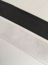 Load image into Gallery viewer, 1m 3m 5m ELASTIC WHITE Tape 25mm Wide Flat Elastic Cord Band Shirring Stretch Gathering Sewing Craft