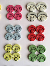 Load image into Gallery viewer, 10 FACE 13mm 14mm 18mm Wide Clown Nose Quality Beautiful Buttons Different Colours Jacket Shirt Sewing Craft 2 Holes