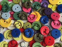 Load image into Gallery viewer, 10 FACE 13mm 14mm 18mm Wide Clown Nose Quality Beautiful Buttons Different Colours Jacket Shirt Sewing Craft 2 Holes
