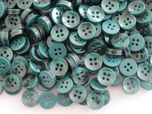 Load image into Gallery viewer, 50 100 DARK GREEN Quality Buttons Shirt Sewing Craft 12mm Wide More Colours In The Shop
