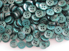 Load image into Gallery viewer, 50 100 DARK GREEN Quality Buttons Shirt Sewing Craft 12mm Wide More Colours In The Shop