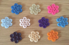 Load image into Gallery viewer, 50 100 DARK GREEN Quality Buttons Shirt Sewing Craft 12mm Wide More Colours In The Shop
