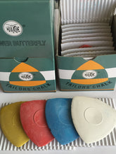 Load image into Gallery viewer, FULL BOX Tailors Chalk 10 pcs White Pink Yellow Blue Sewing Craft Seamstress Dressmaker Clothing Alterations And Repairs Shoemakers Bag Make