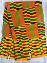 Load image into Gallery viewer, 1 yard Lovely Beautiful African Kente Ankara Quality 100% Cotton Fabric Sold By 1yard