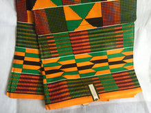 Load image into Gallery viewer, 1 yard Lovely Beautiful African Kente Ankara Quality 100% Cotton Fabric Sold By 1yard