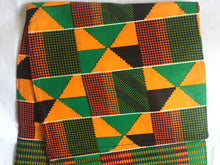 Load image into Gallery viewer, 1 yard Lovely Beautiful African Kente Ankara Quality 100% Cotton Fabric Sold By 1yard