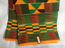 Load image into Gallery viewer, 1 yard Lovely Beautiful African Kente Ankara Quality 100% Cotton Fabric Sold By 1yard