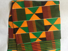 Load image into Gallery viewer, 1 yard Lovely Beautiful African Kente Ankara Quality 100% Cotton Fabric Sold By 1yard