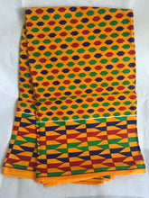 Load image into Gallery viewer, 1 yard Lovely Beautiful African Kente Ankara Quality 100% Cotton Fabric Sold By 1yard