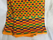 Load image into Gallery viewer, 1 yard Lovely Beautiful African Kente Ankara Quality 100% Cotton Fabric Sold By 1yard