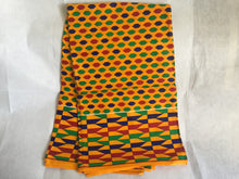 Load image into Gallery viewer, 1 yard Lovely Beautiful African Kente Ankara Quality 100% Cotton Fabric Sold By 1yard