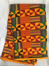Load image into Gallery viewer, 1 yard Lovely Beautiful African Kente Ankara Quality 100% Cotton Fabric Sold By 1yard