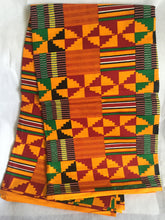 Load image into Gallery viewer, 1 yard Lovely Beautiful African Kente Ankara Quality 100% Cotton Fabric Sold By 1yard