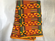 Load image into Gallery viewer, 1 yard Lovely Beautiful African Kente Ankara Quality 100% Cotton Fabric Sold By 1yard