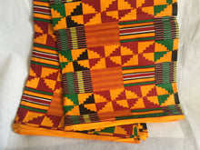 Load image into Gallery viewer, 1 yard Lovely Beautiful African Kente Ankara Quality 100% Cotton Fabric Sold By 1yard