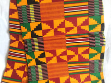 Load image into Gallery viewer, 1 yard Lovely Beautiful African Kente Ankara Quality 100% Cotton Fabric Sold By 1yard