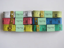 Load image into Gallery viewer, 3pcs 6pcs 12pcs Tape Measure 12mm 20mm Wide 60" Long Small Big Dressmaker Craft Sewing Measuring Ruler Different Colours Multi-purpose use