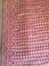 Load image into Gallery viewer, 1 yard PINK Fringe Quality Lace Trims 9 inches 23cm Drop/Wide Scrapbooking Cardmaking Wedding Dresses Sewing Craft Projects