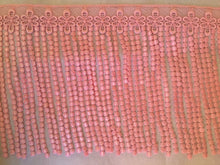 Load image into Gallery viewer, 1 yard PINK Fringe Quality Lace Trims 9 inches 23cm Drop/Wide Scrapbooking Cardmaking Wedding Dresses Sewing Craft Projects