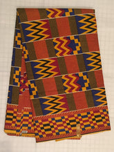 Load image into Gallery viewer, 1yard 2yards Lovely Beautiful African Kente Ankara Quality 100% Cotton Fabric Sold By 1 yard 2 yards