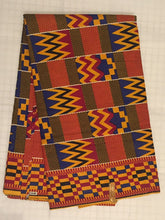 Load image into Gallery viewer, 1yard 2yards Lovely Beautiful African Kente Ankara Quality 100% Cotton Fabric Sold By 1 yard 2 yards