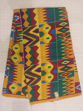 Load image into Gallery viewer, 1yard 2yards Lovely Beautiful African Kente Ankara Quality 100% Cotton Fabric Sold By 1 yard 2 yards
