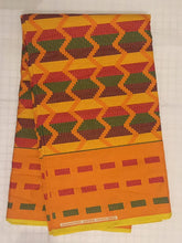 Load image into Gallery viewer, 1yard 2yards Lovely Beautiful African Kente Ankara Quality 100% Cotton Fabric Sold By 1 yard 2 yards