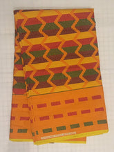 Load image into Gallery viewer, 1yard 2yards Lovely Beautiful African Kente Ankara Quality 100% Cotton Fabric Sold By 1 yard 2 yards