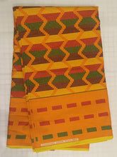 Load image into Gallery viewer, 1yard 2yards Lovely Beautiful African Kente Ankara Quality 100% Cotton Fabric Sold By 1 yard 2 yards
