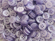 Load image into Gallery viewer, 50 100 LILAC Quality Buttons Shirt Sewing Craft 12mm Wide More Colours Also Available