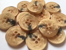 Load image into Gallery viewer, 10 20 BROWN 23mm Wide Quality Beautiful Buttons Jacket Shirt Sewing Craft 4 Holes