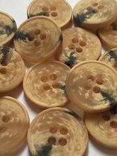 Load image into Gallery viewer, 10 20 BROWN 23mm Wide Quality Beautiful Buttons Jacket Shirt Sewing Craft 4 Holes